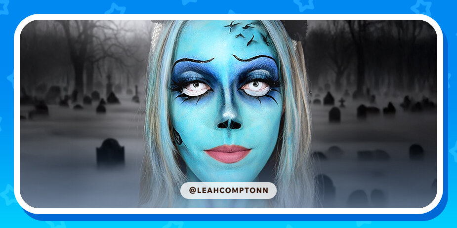 Corpse Bride Halloween Tutorial with @leahcomptonn