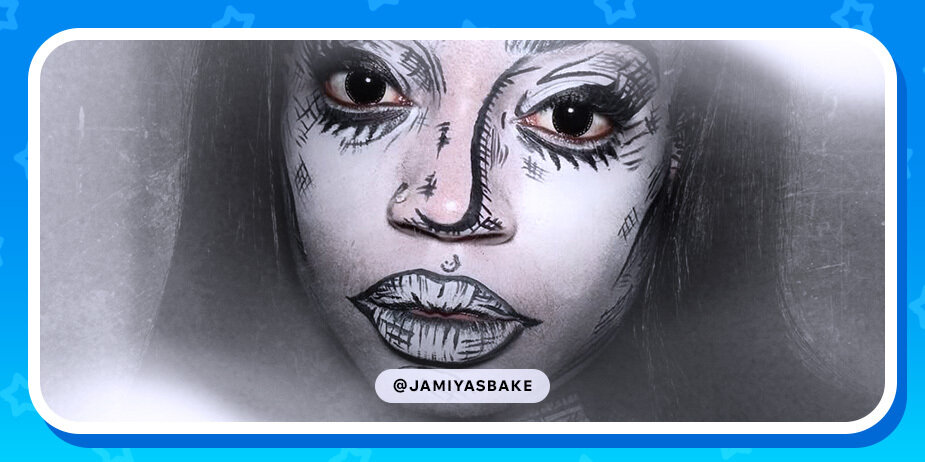 Blind and Mesh Contact Lenses 