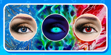 Lentilles de contact colorées pour Pâques