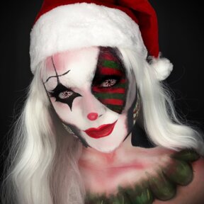 Candy Cane Lenses | @slightlyspookymua