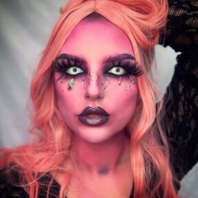 White Mini Sclera Lenses | @maisyreisermakeup