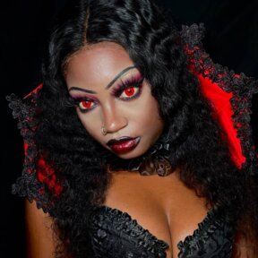 Halloween Red Lenses | @jamiyasbake