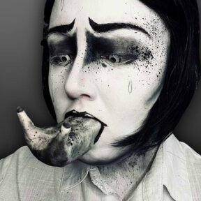 Ghoul White Lenses | @emmaisasink