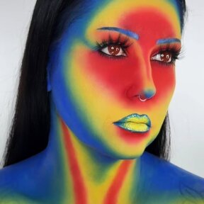 Mesh Red Contact Lenses | @liz_ashwood