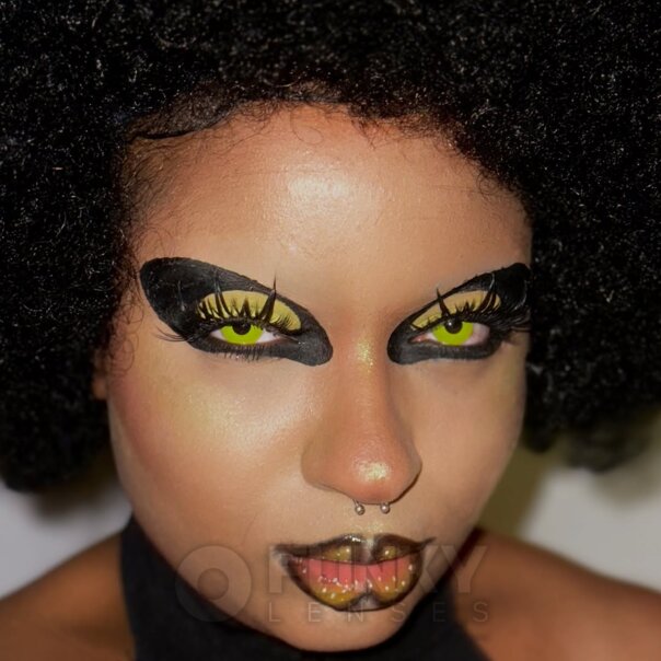 Yellow Cosplay Coloured Lenses | Daily Contact Lenses