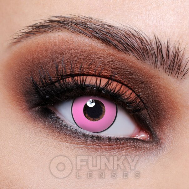 Cosplay Pink Colored Lenses | Monthly Contact Lenses