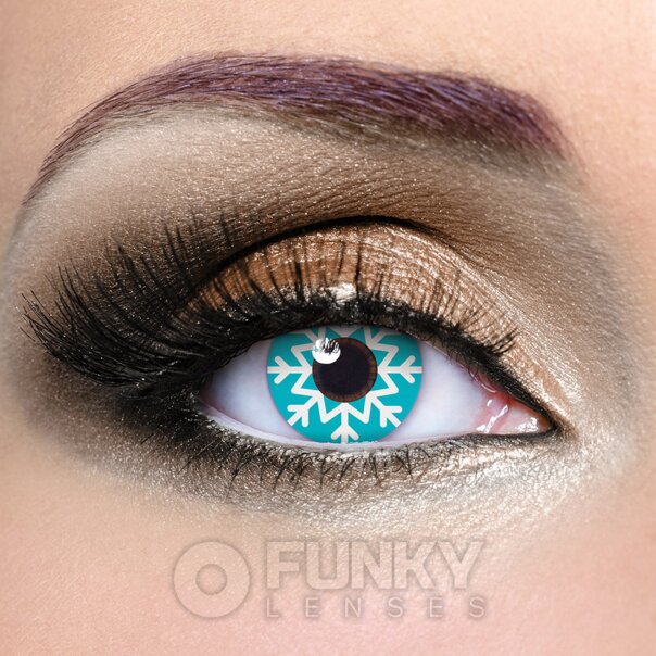 Frozen Blue Cosplay Coloured Lenses | Monthly Contact Lenses