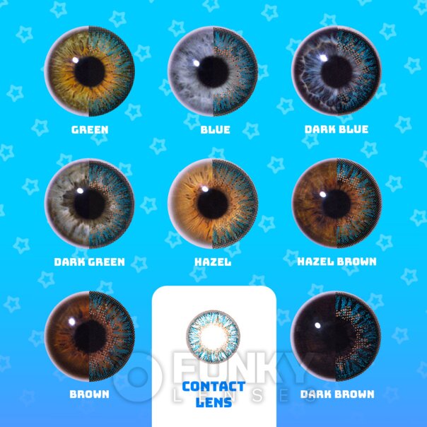 Aqua Blend Natural colored Lenses | Monthly Contact Lenses