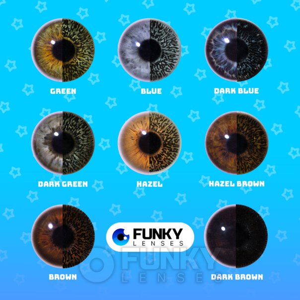 Glimmer Silver/Black Natural Coloured Lenses | Monthly Contact Lenses