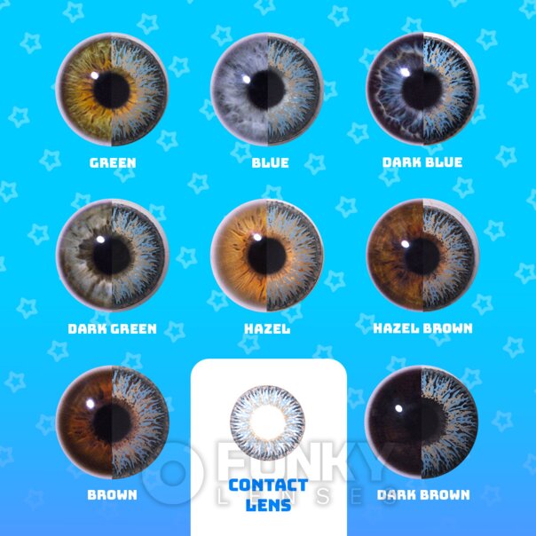 Glamour Aqua Natural Colored Lenses | Monthly Contact Lenses