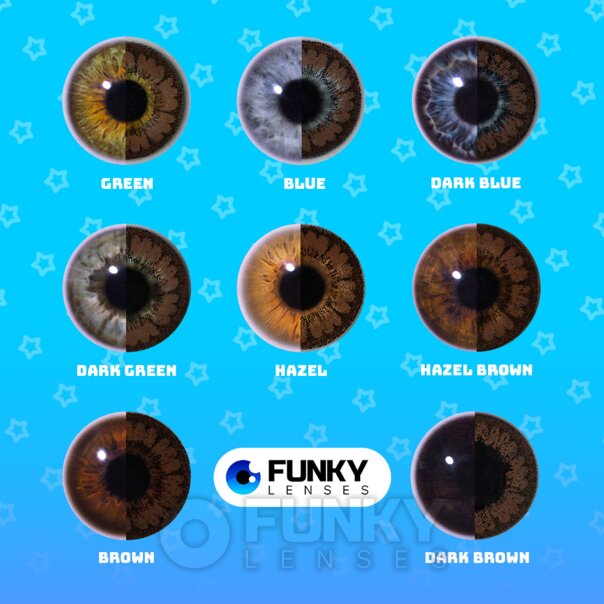 Big Eye Pretty Hazel Colored Lenses  | Monthly Natural Colored Lenses