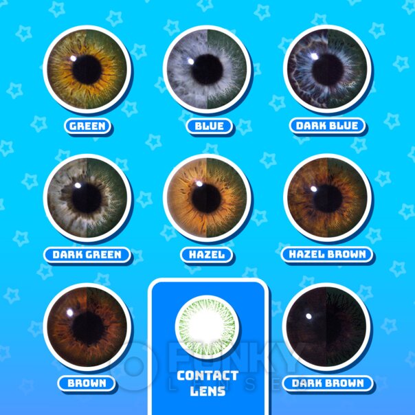 Two Tone Green Contact Lenses | Daily Natural Contacts