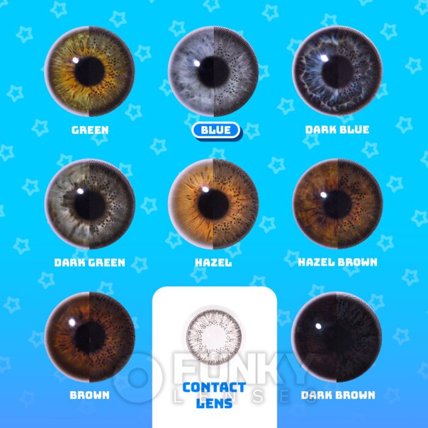 Lentes de contacto bicolor gris natural (90 días) | Lentes divertidas