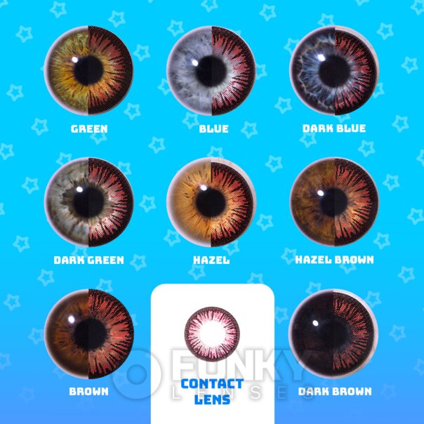 Brown Natural Coloured Lenses | Daily Contact Lenses