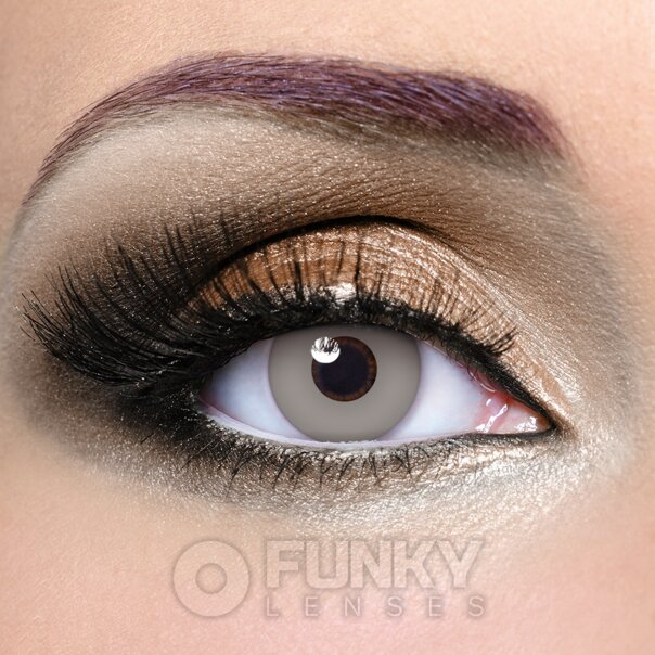 Zombie Undead Grey Contact Lenses | Daily Costume Contacts