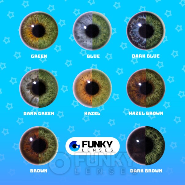 Garnet Green Cosplay Contact Lenses (Daily) | Funky Lenses