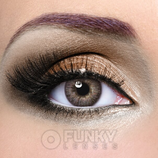 Lentes de contacto naturales Blend Grey (paquete de 10)