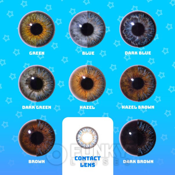 Blend Blue Contact Lenses | 30 Day Natural Contacts