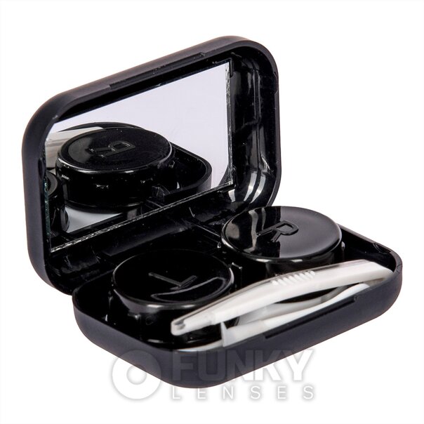 Funky Lenses Travel Lens Case Kit Black | Lens Travel Cases