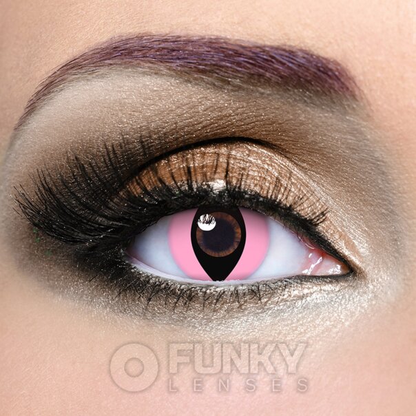 Cat UV Pink Cosplay Coloured Lenses | Monthly Contact Lenses