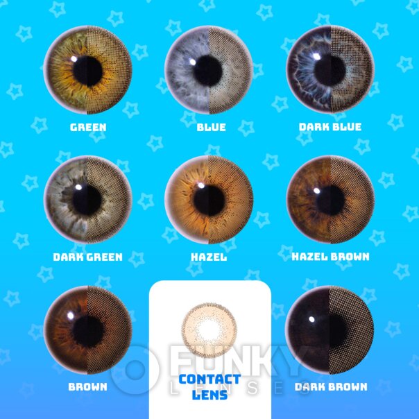 Lenti colorate naturali marroni smaltate al miele | Lenti a contatto mensili