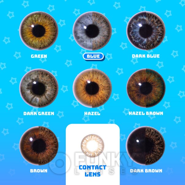 Blend Brown Natural colored Lenses | Monthly Contact Lenses