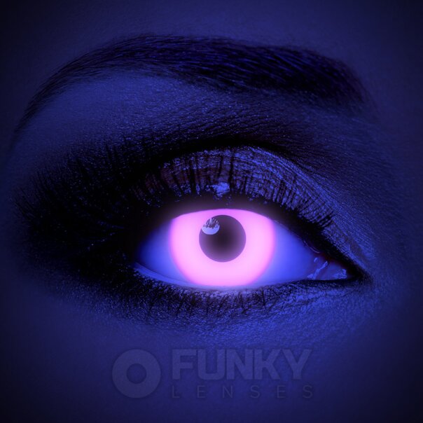 Violet UV Glow colored Lenses | Monthly Contact Lenses