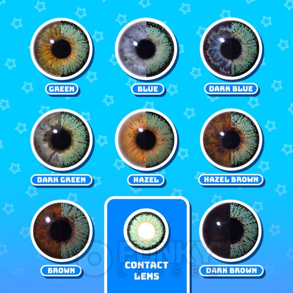 Siren Green Cosplay Colored Lenses | Daily Contact Lenses