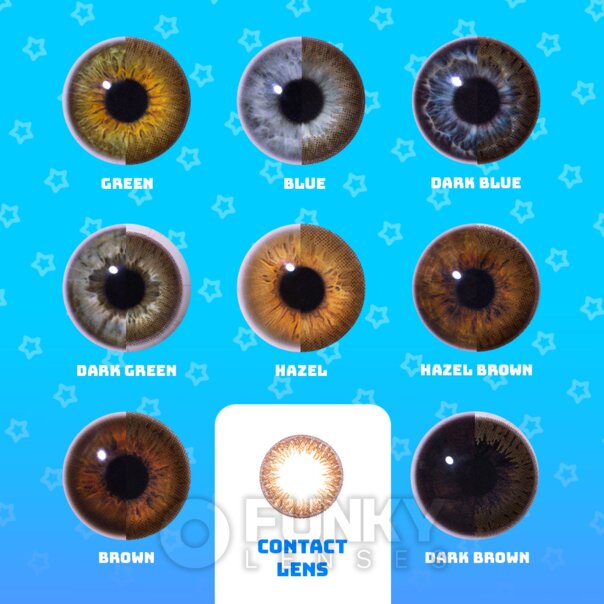 Lentes de Color Natural Marrón Círculo | Lentes de Contacto Mensuales