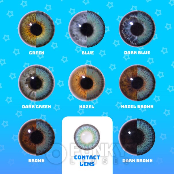 Sapphire Blue Contact Lenses | Daily Natural Contacts