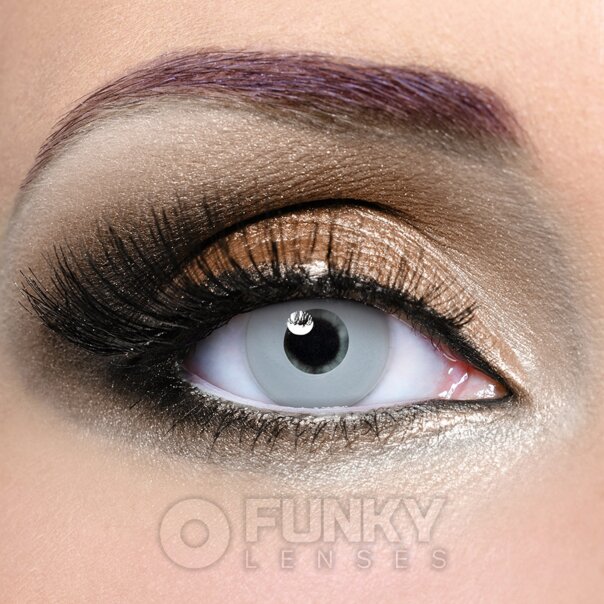 UV White Prescription Cosplay Coloured Lenses | Monthly Contact Lenses