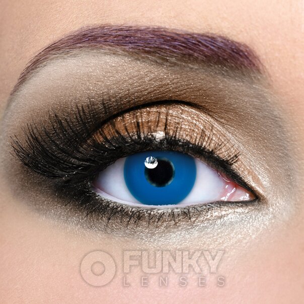 UV Blue Cosplay Colored Lenses | Monthly Contact Lenses