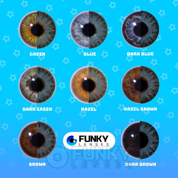 Lentilles de contact cosplay gris lunaire (journalières) | Funky Lenses