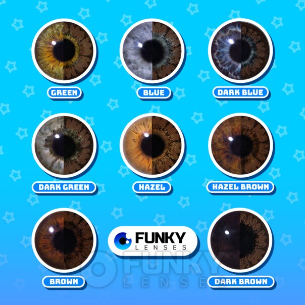 Big Eye Pretty Hazel Colored Lenses  | Monthly Natural Colored Lenses