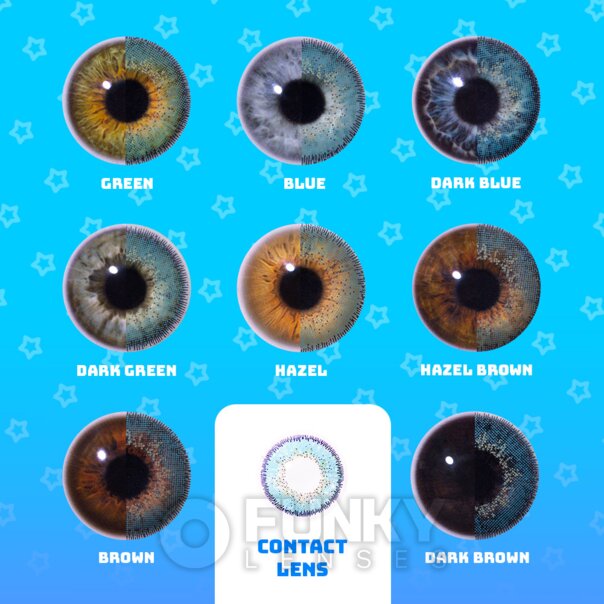 Turquoise Natural colored Lenses | Monthly Contact Lenses