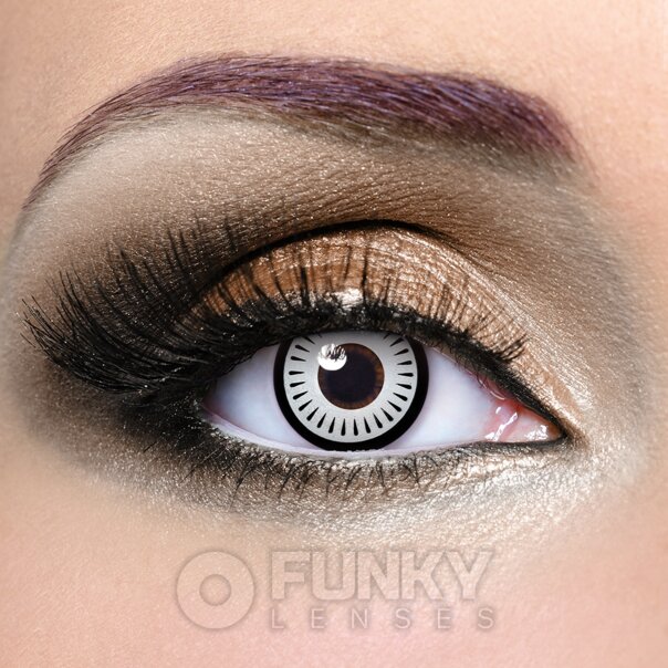 Hakugan White Contact Lenses | Daily Costume Contacts