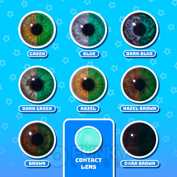 Enhancing Green Contact Lenses | 30 Day Natural Contacts