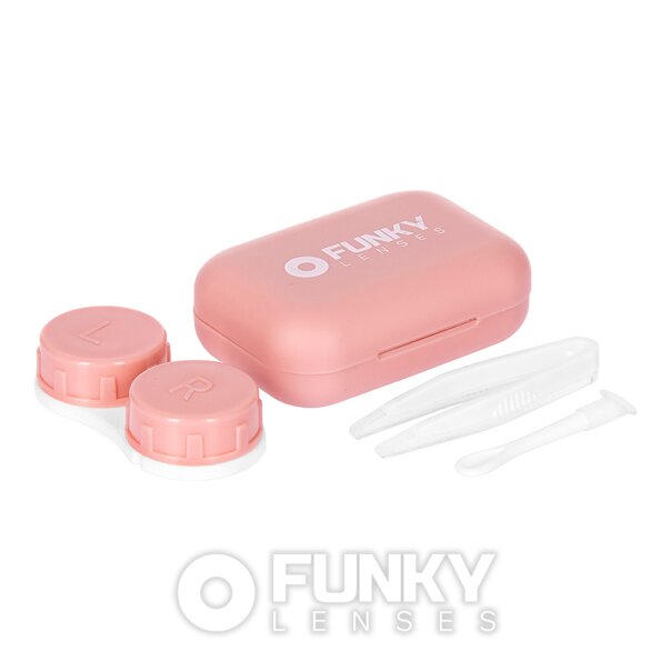 Funky Lenses Travel Lens Case Kit Pink | Lens Travel Cases