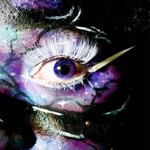Violet Galaxy Cosplay Contact Lenses | Monthly Costume Colored Lenses