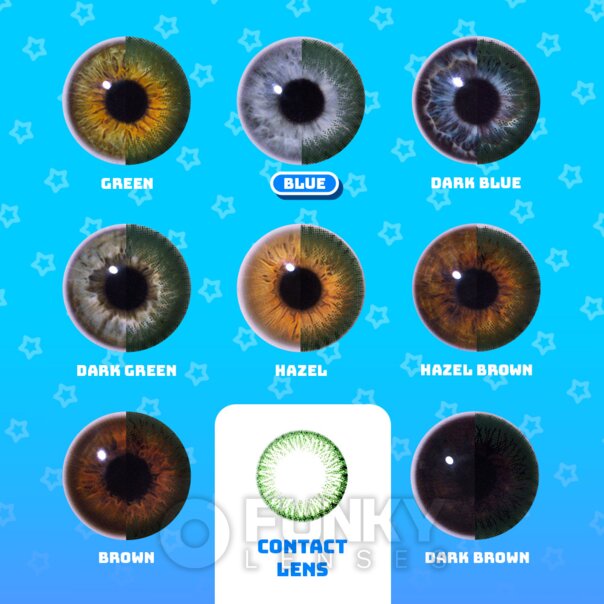 Lentes de contacto verdes bicolor | Lentes de contacto diarias naturales