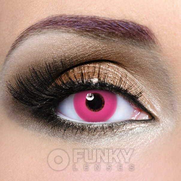 UV Pink Contact Lenses | Daily Costume Contacts