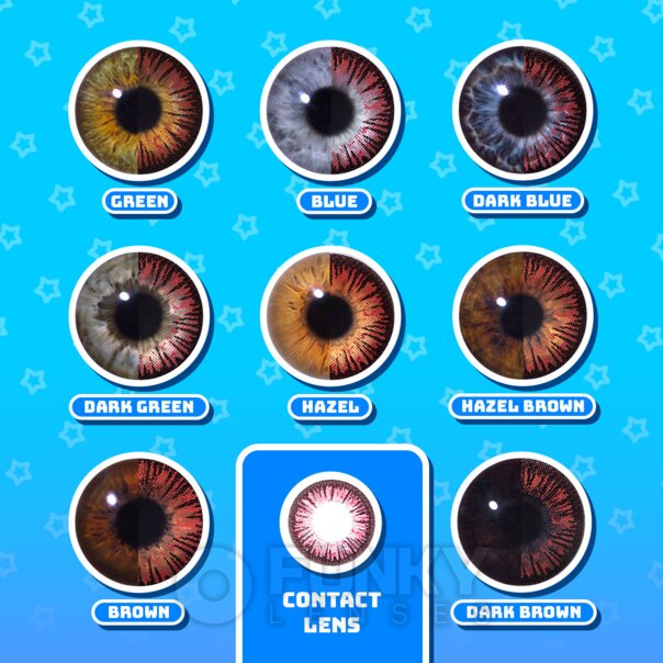 Brown Natural Coloured Lenses | Daily Contact Lenses