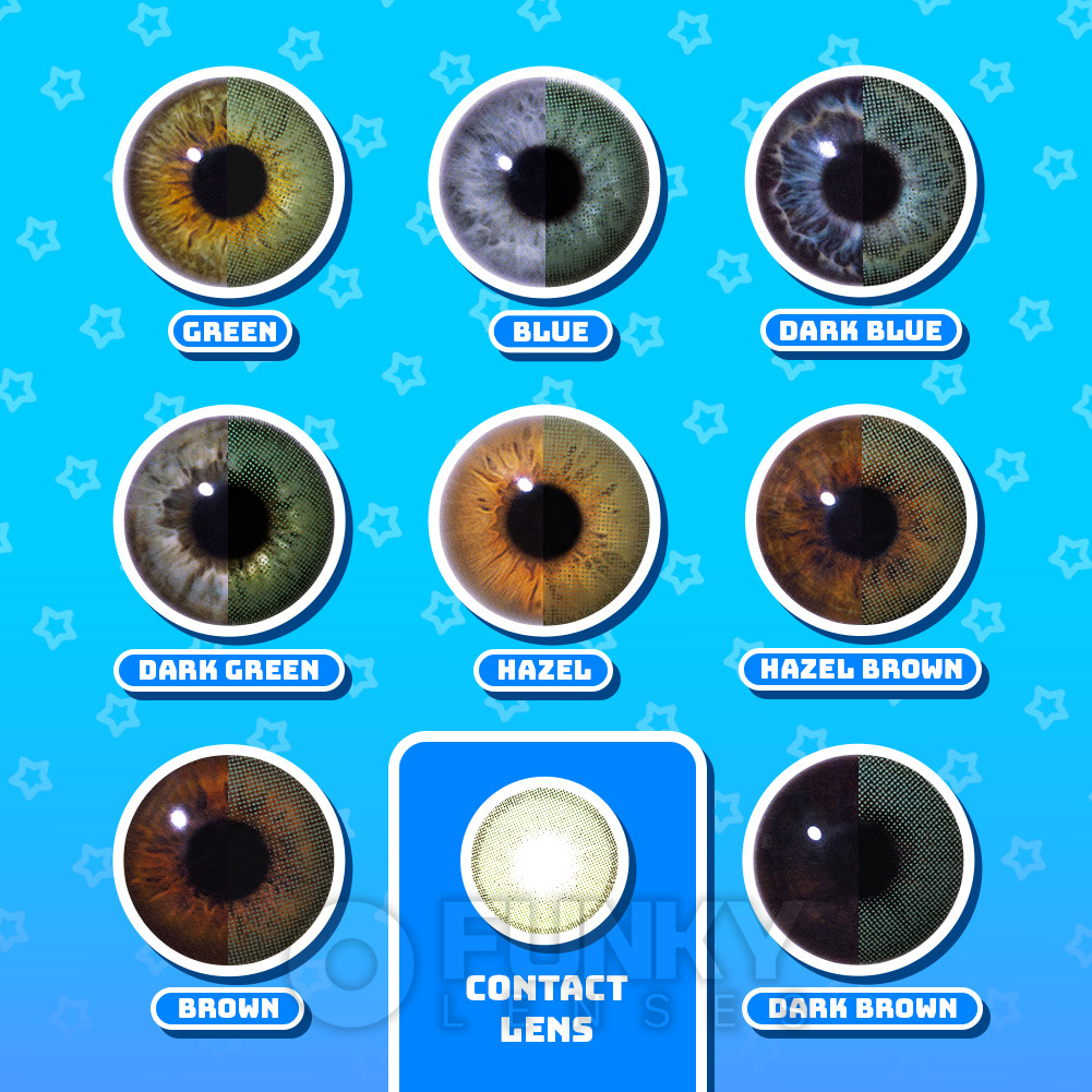 Lentilles de contact colorées naturelles Northern Lights Lentilles de — free download