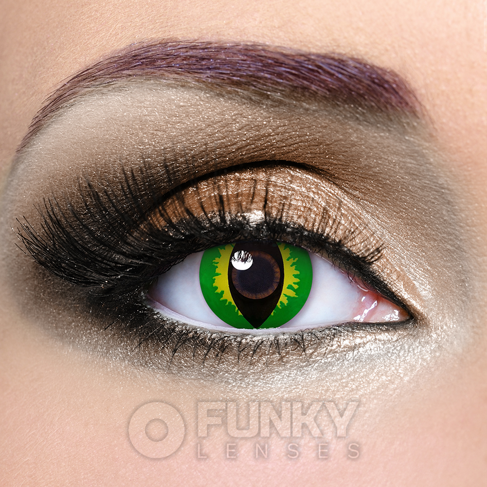 Lizard Green Contact Lenses | Daily Costume Contacts