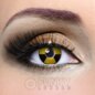 Yellow Bio Hazard Cosplay Contact Lenses | Monthly Costume Coloured Lenses