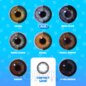 Circle Blue Contact Lenses | 30 Day Natural Contacts