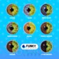 UV Glow Cosplay Yellow Contact Lenses (Daily) | Funky Lenses