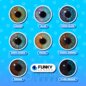 Blue 1 Tone Coloured Lenses | Monthly Contact Lenses