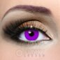 Lentes de color violeta con brillo UV | Lentes de Contacto Mensuales