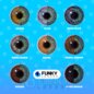 Lentilles de contact cosplay Neptune Blue (journalières) | Funky Lenses
